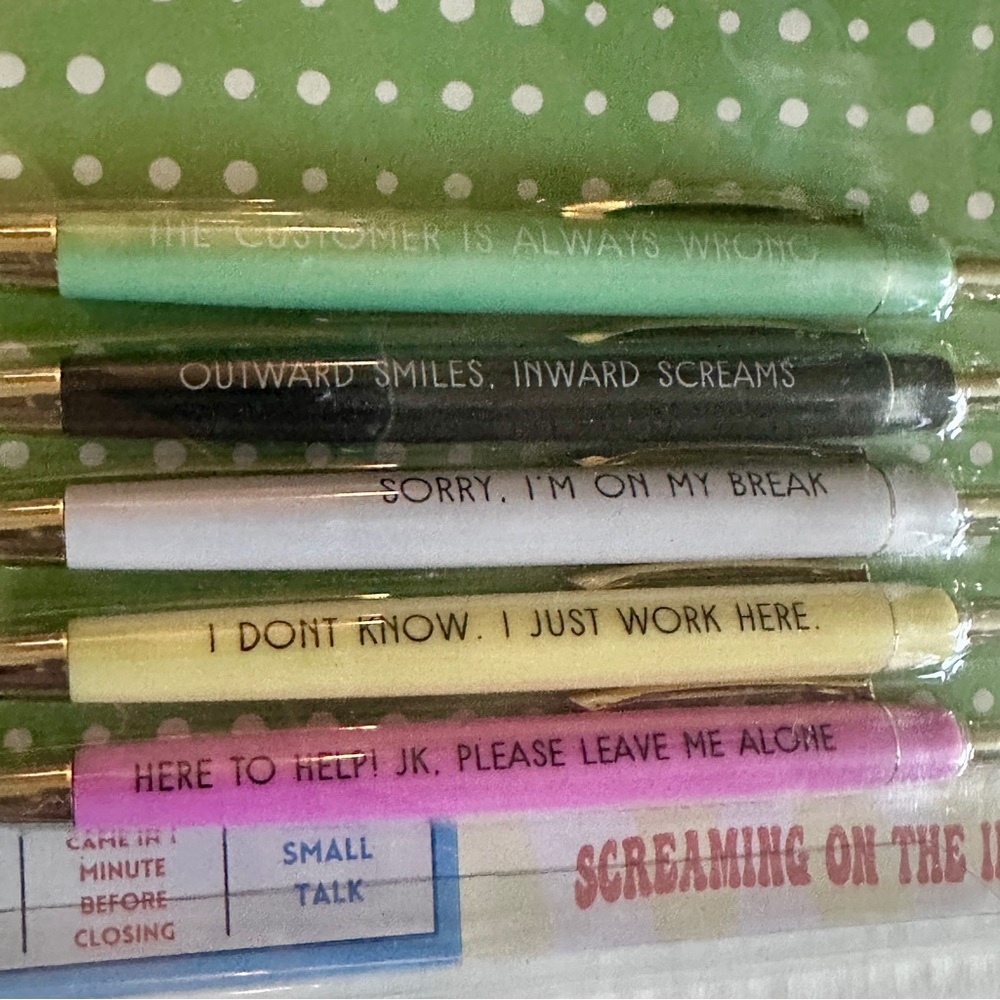 Customer Service Pen Set with Notepad and Sticker - Picture 4 of 6